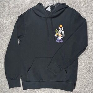 Space Jam A New Legacy Tune Squad Hoodie Mens Medium Black Looney Tunes‎ Graphic